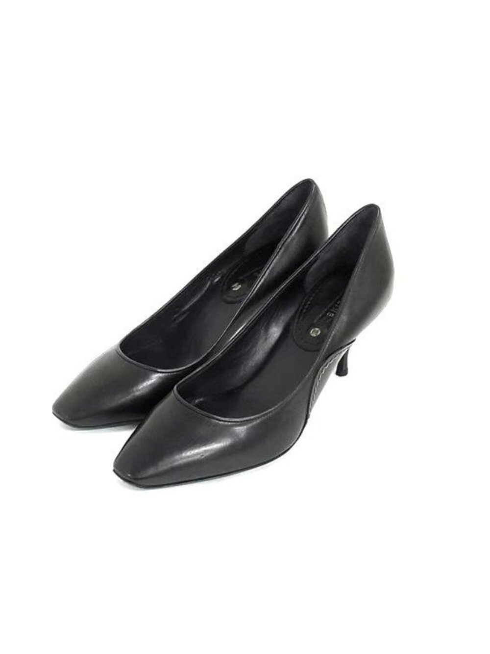 Celine Leather Heels Shoes Black